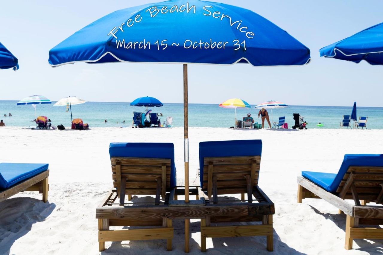 Beachfront & Free Beach Service-Master On Gulf! Panama City Beach Kültér fotó